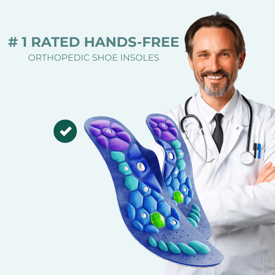 best orthopedic insoles for plantar fasciitis and heel pain.