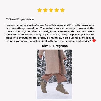 Zero drop winter boots side profile