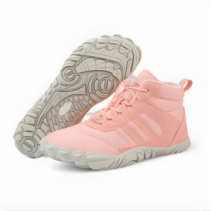 fur lined minimalist winter boots interior