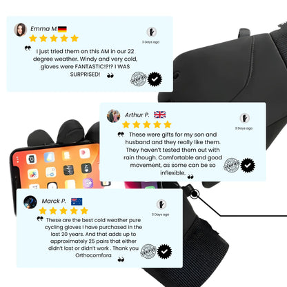 Thermal gloves for men cycling in 0 degree weather