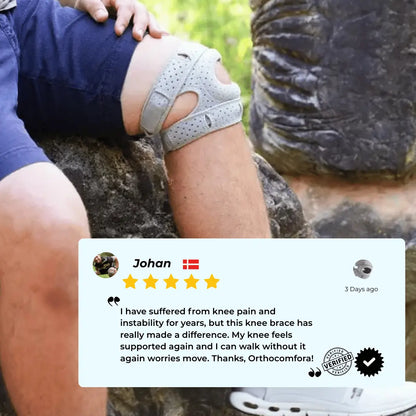 knee brace designed to reduce patella pressure