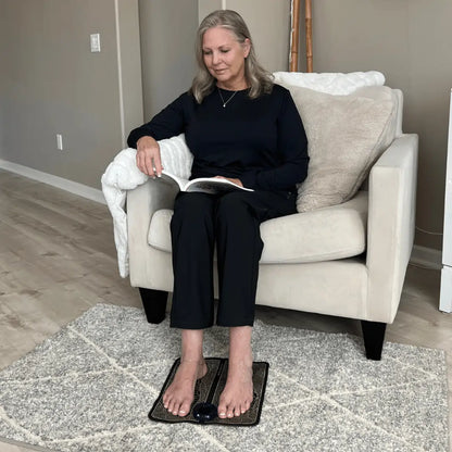 portable reflexology mat for tired legs and feet