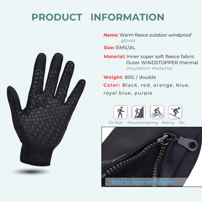 Lightweight winter gloves without bulky batteries