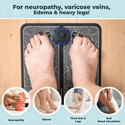 portable electric reflexology foot massage pad