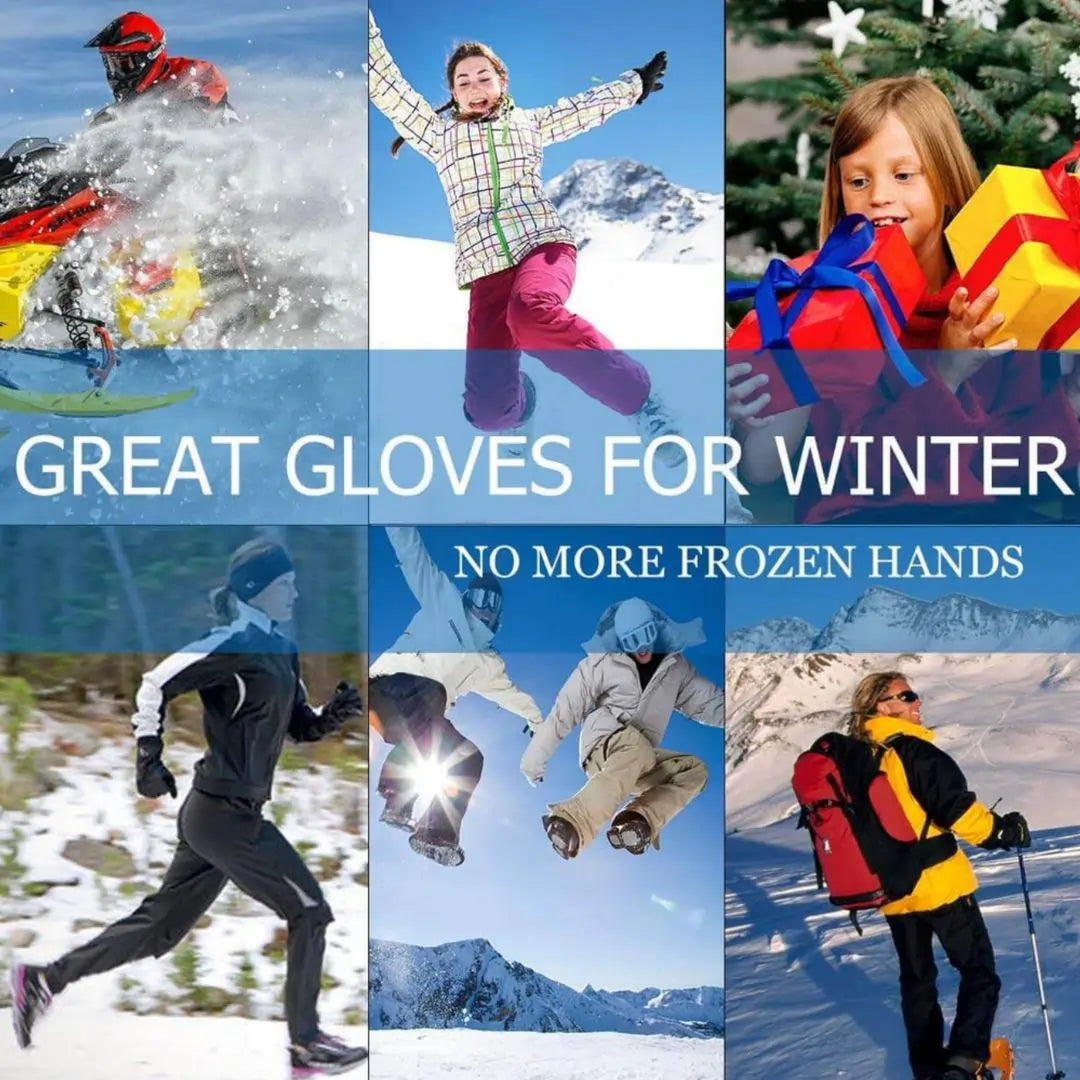 Thermal winter gloves for men and women..
