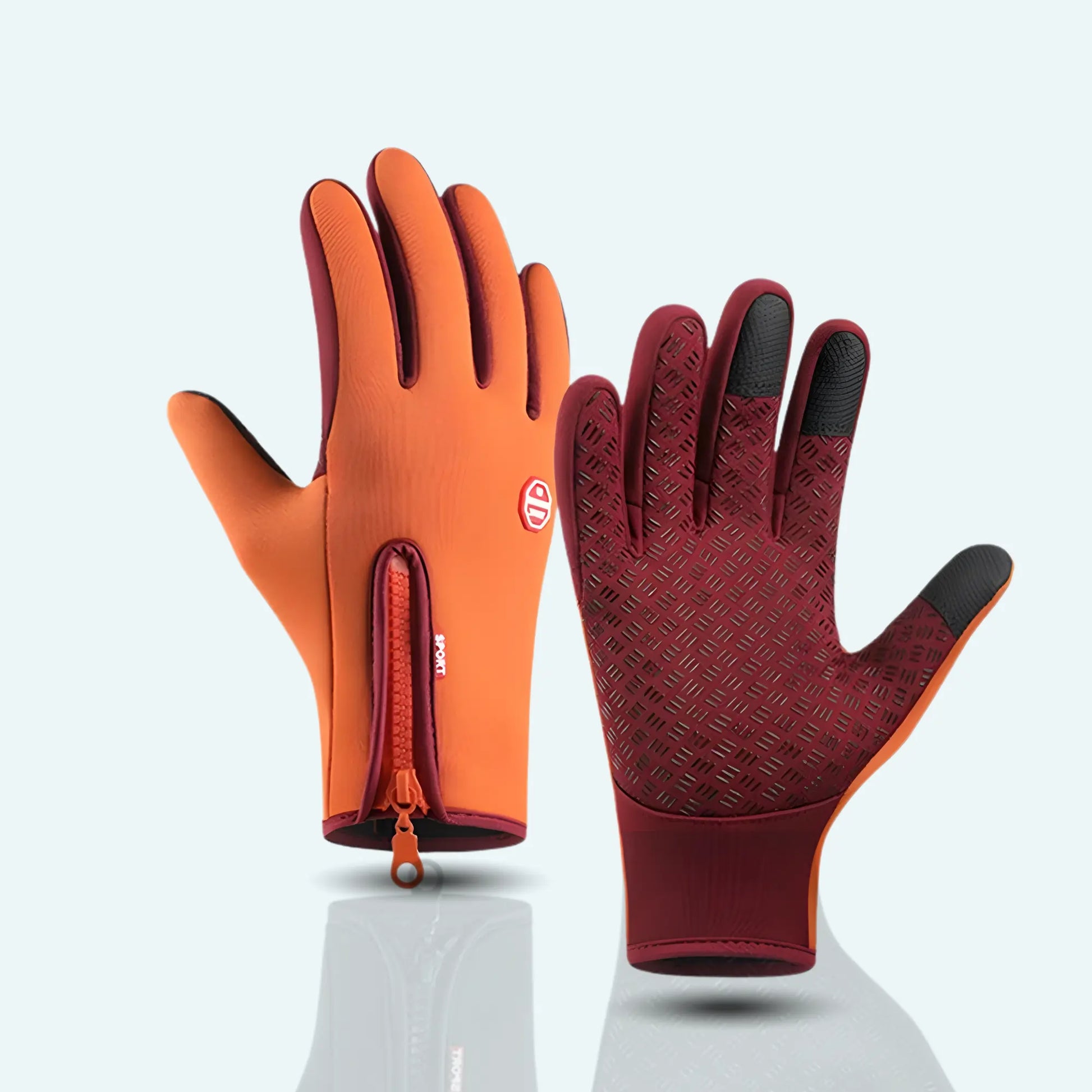 Thermal gloves for motorcycle and scooter riding