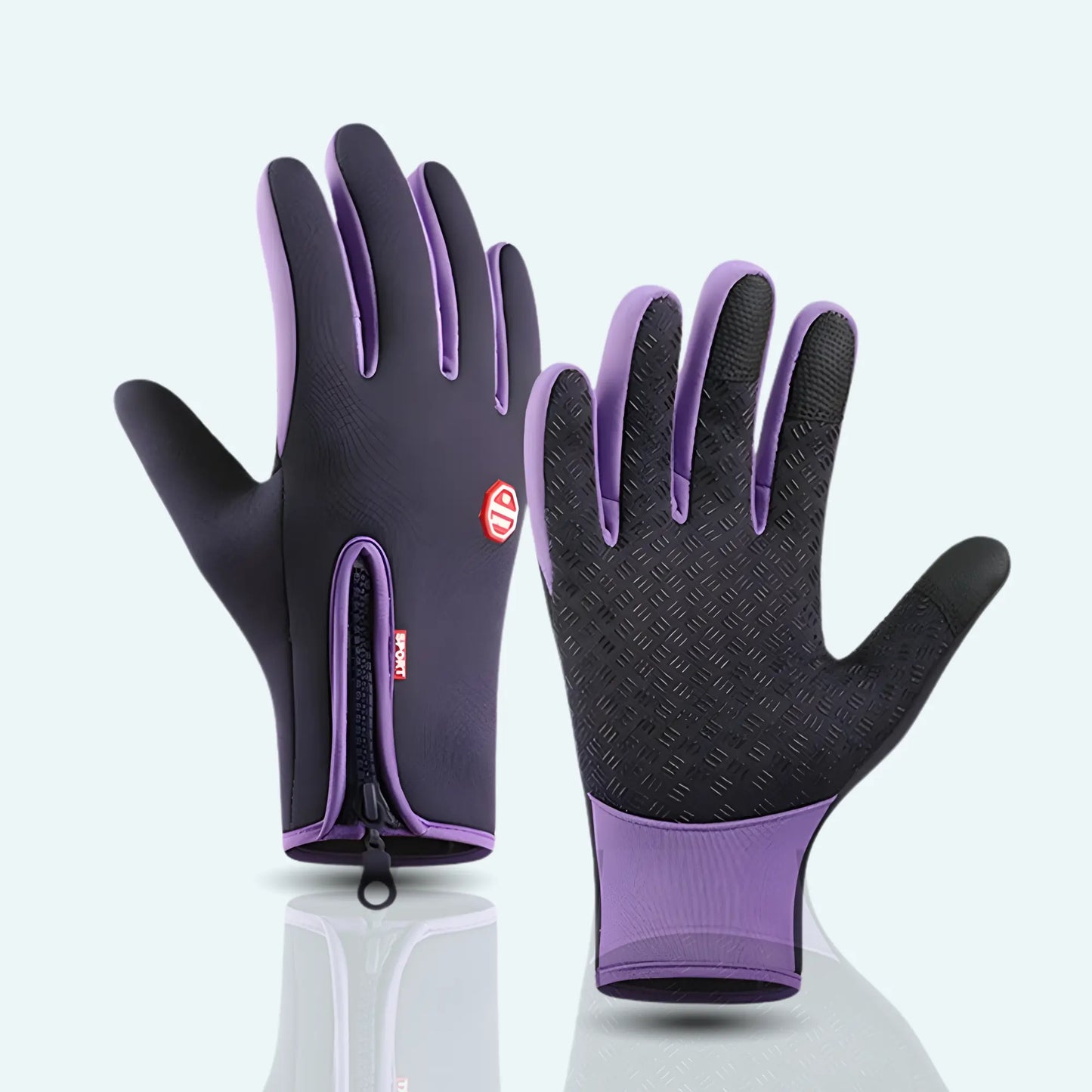 Winter gloves tested in -10°C conditions