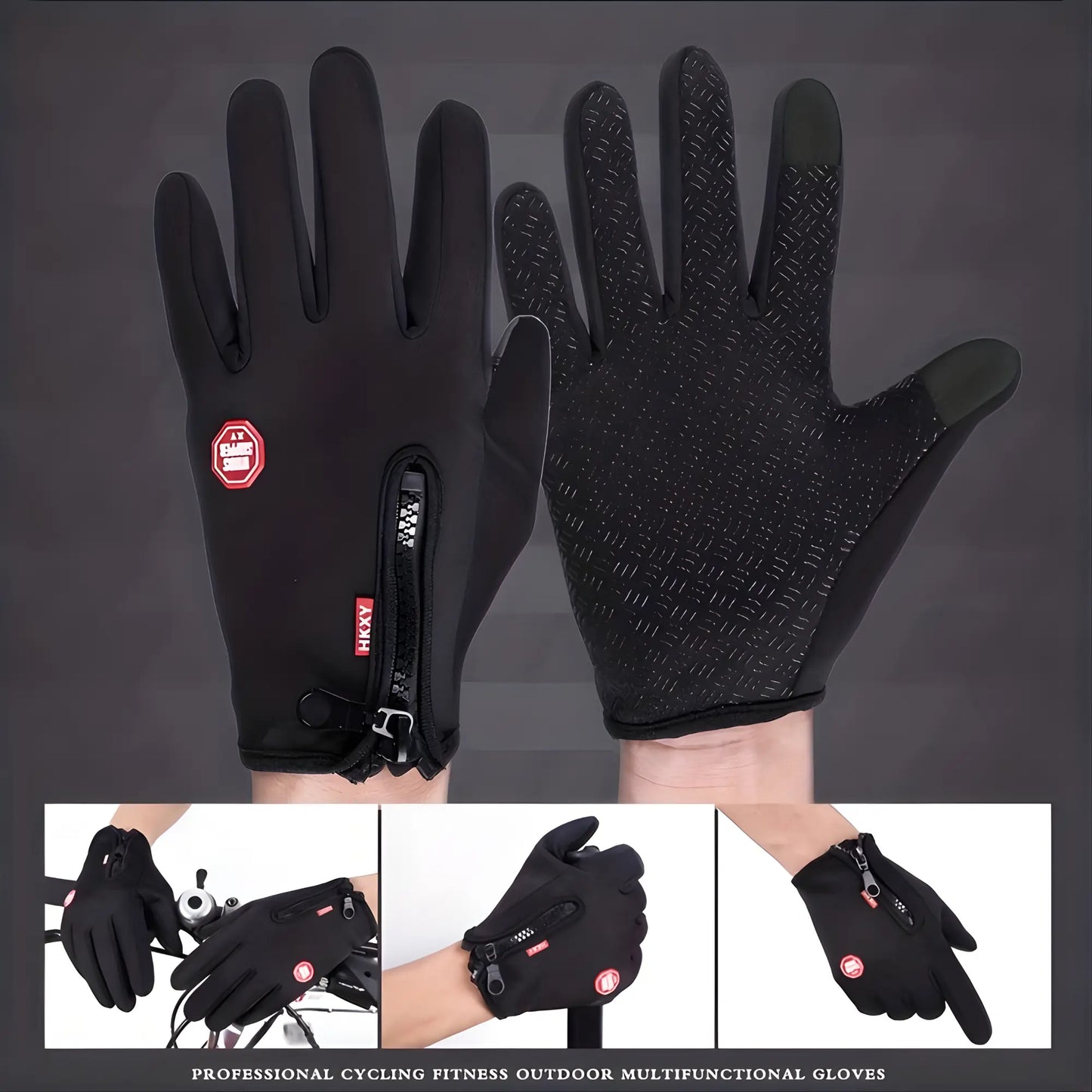 Windproof gloves for outdoor work and hiking