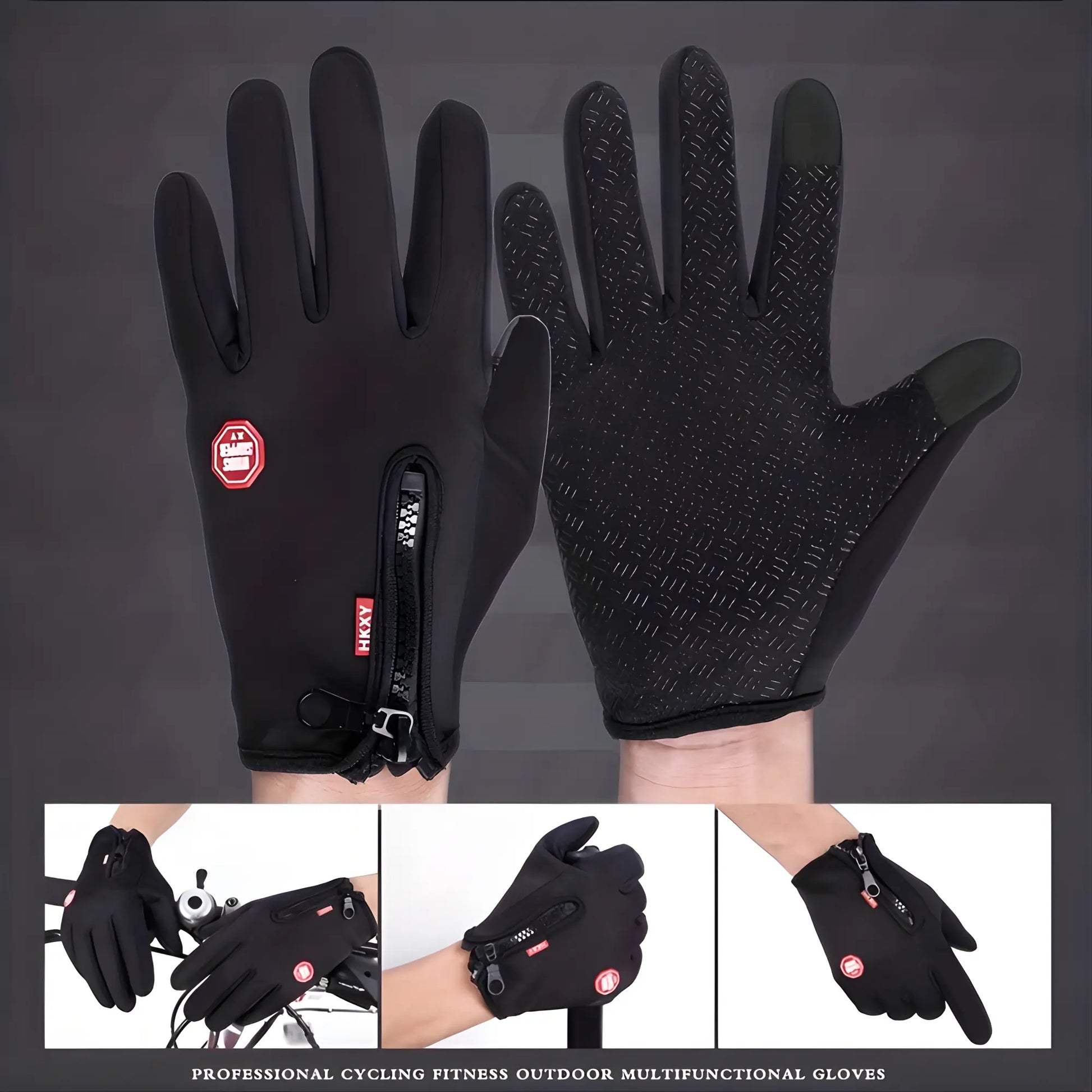 Windproof gloves for outdoor work and hiking