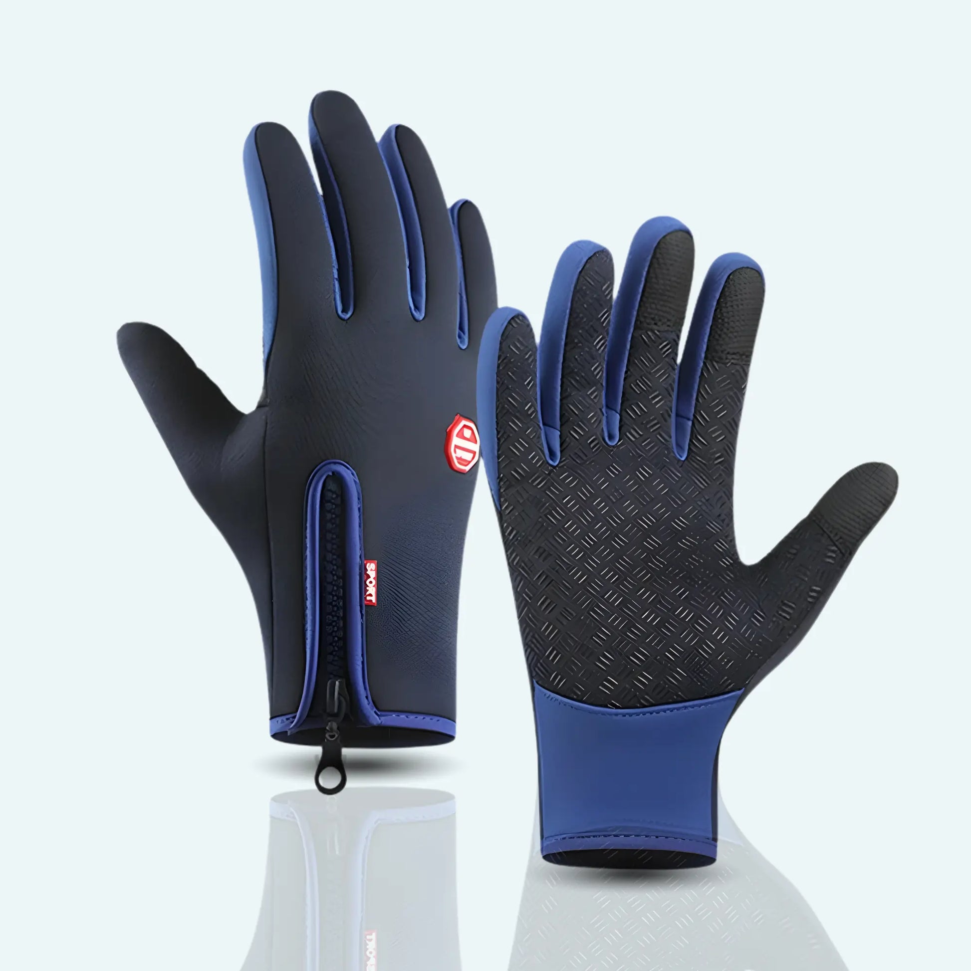Gloves for cold weather driving and steering wheel grip
