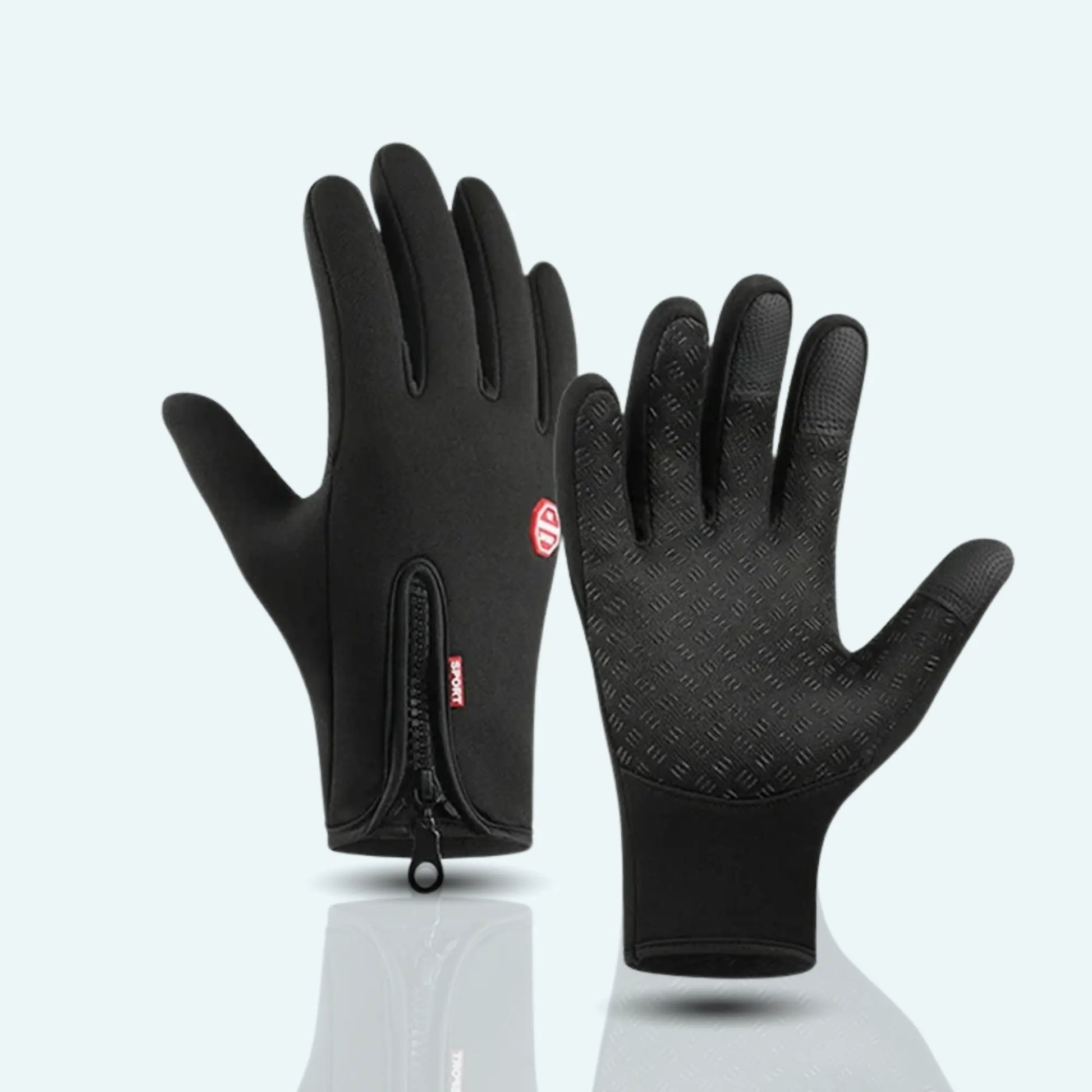 Windproof winter touchscreen gloves for cycling and driving